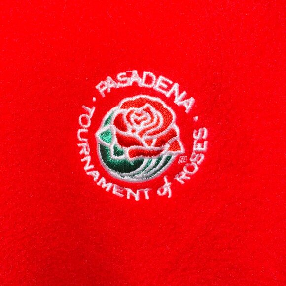Official Tournament of Roses Red Fleece Zippered Jacket (Men's Size 2XL) NWOT. - Picture 3 of 5